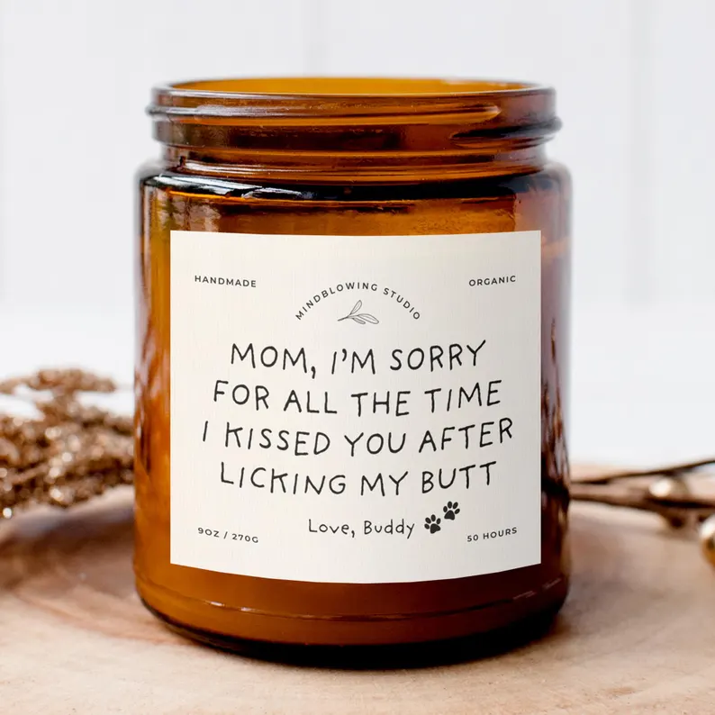 For dog moms who are as obsessed with scent as they are with their pup. Credit: Amelia / Etsy